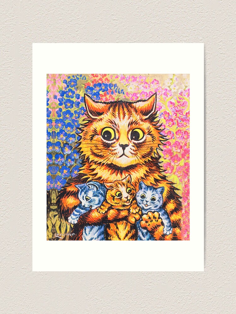 Cats at Play by Louis Wain Art Print