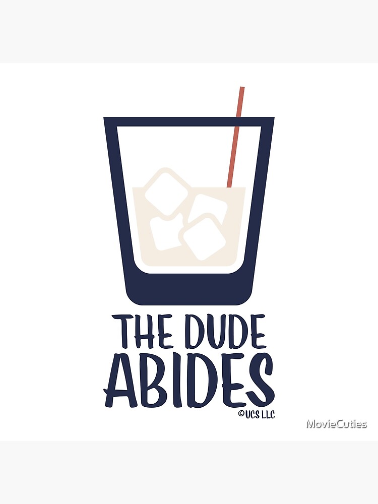 Disover The Dude Abides - The Big Lebowski Premium Matte Vertical Poster