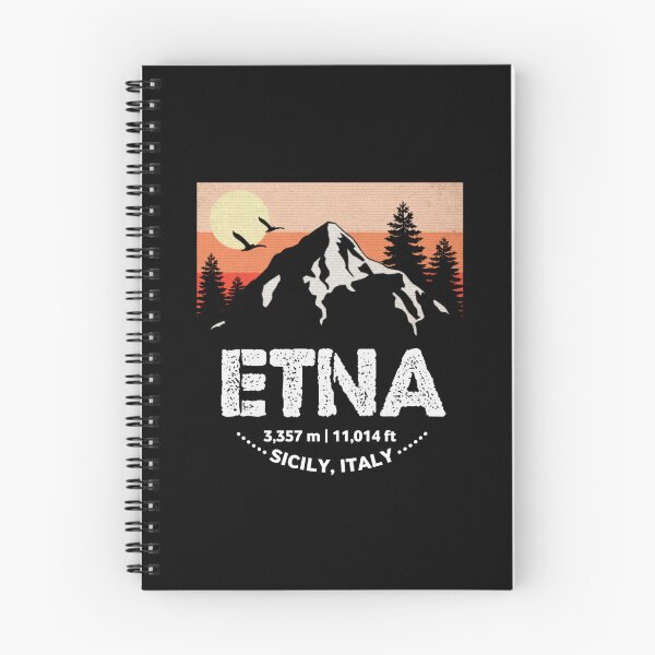 Item preview, Mount Etna, Sicily, Italy, Retro designed and sold by mountainfad.