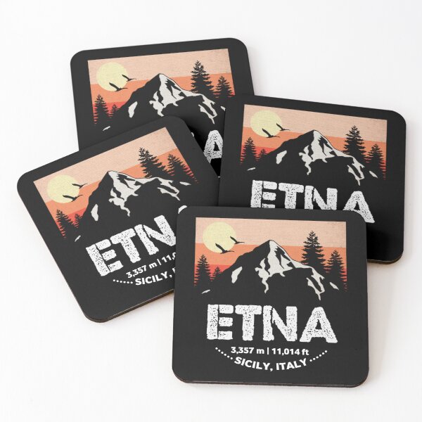 Item preview, Mount Etna, Sicily, Italy, Retro designed and sold by mountainfad.