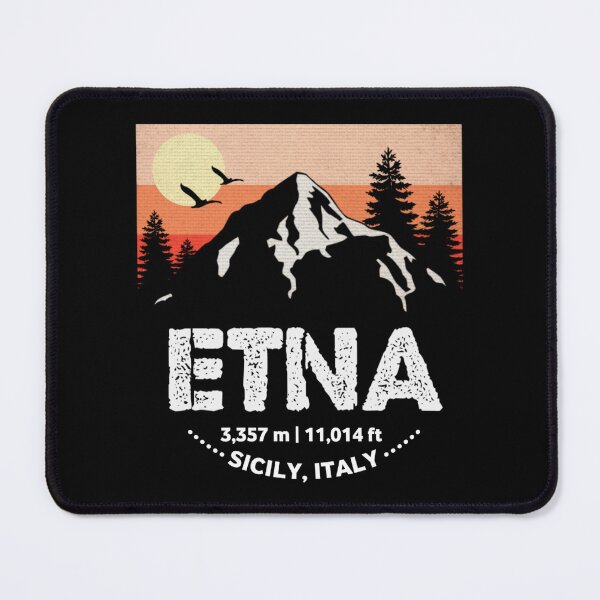 Item preview, Mount Etna, Sicily, Italy, Retro designed and sold by mountainfad.
