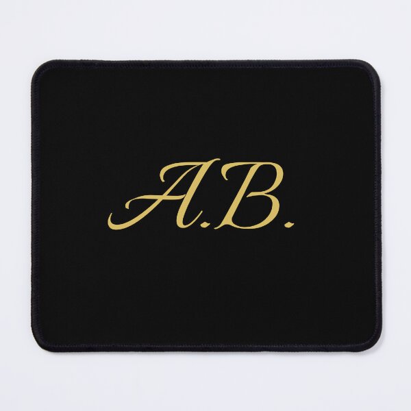 Item preview, AB Initials | Gold Lettering | Personalised Gifts designed and sold by Avo And Sriracha.