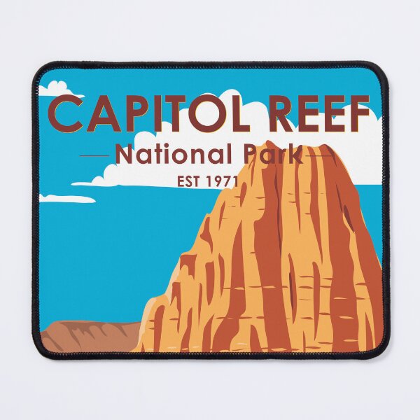 Item preview, Capitol Reef National Park Utah Cathedral Valley Loop Vintage designed and sold by KrisSidDesigns.