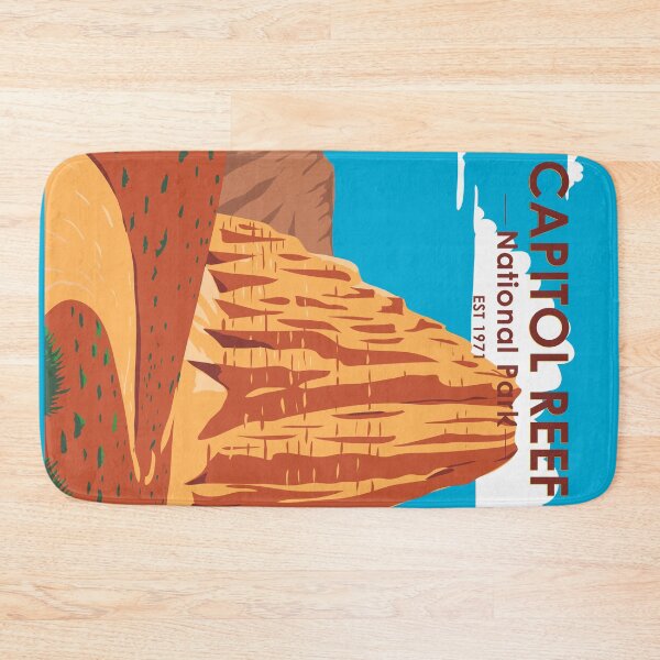 Item preview, Capitol Reef National Park Utah Cathedral Valley Loop Vintage designed and sold by KrisSidDesigns.
