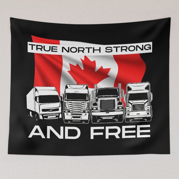 Item preview, True north strong and free designed and sold by Little Foot Farm Merch Shop.