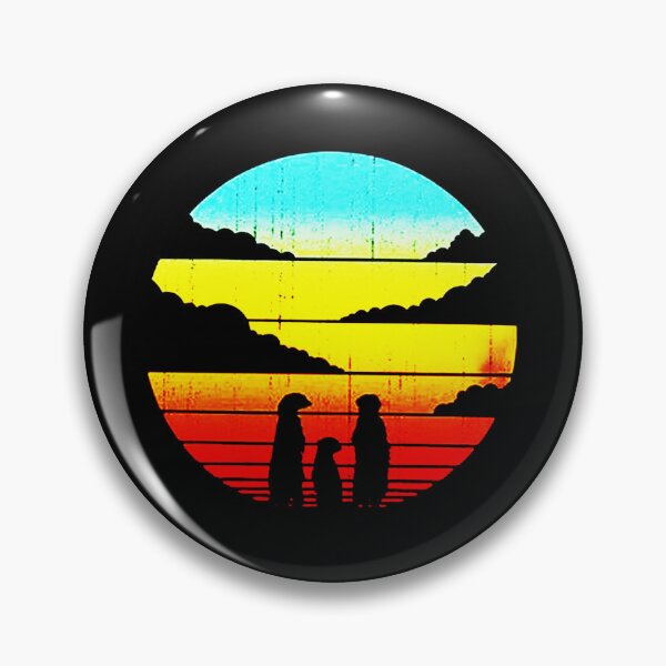 Item preview, Meerkat Sunset Retro designed and sold by febyriana.