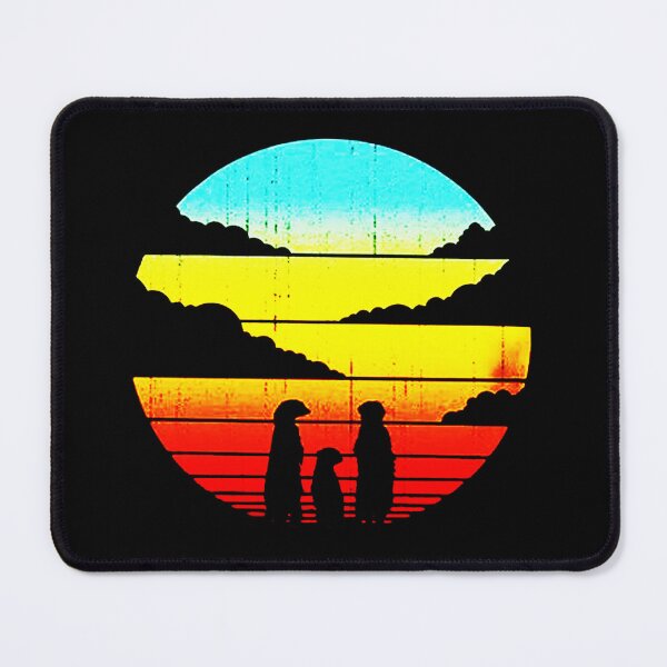 Item preview, Meerkat Sunset Retro designed and sold by febyriana.