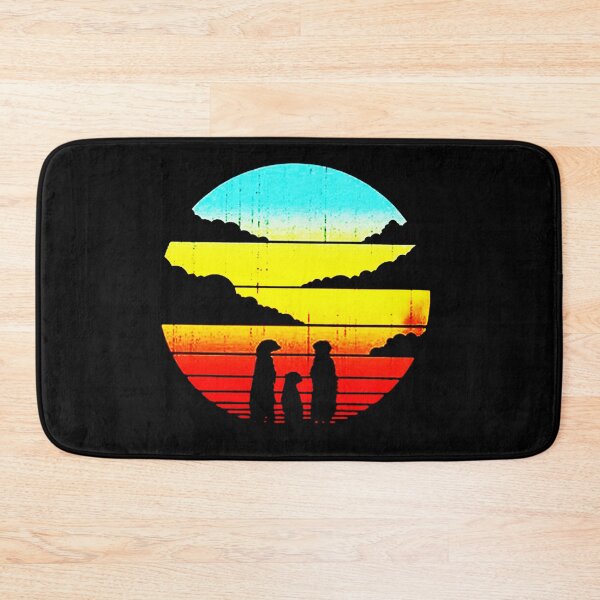 Item preview, Meerkat Sunset Retro designed and sold by febyriana.