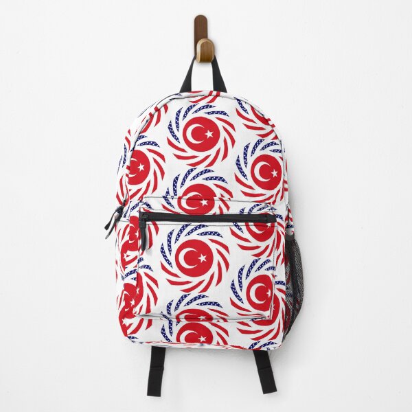 Item preview, Turkish American Multinational Patriot Flag Series designed and sold by Carbon-Fibre Media.