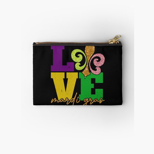 Item preview,  love Mardi Gras glitter fleur de lis love unisex - mardi gras parades and Fat Tuesday - womens mardi gras  designed and sold by Magik-Art.