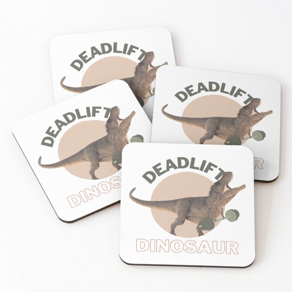 Item preview, deadlift dinosaur designed and sold by Swiftpanther.