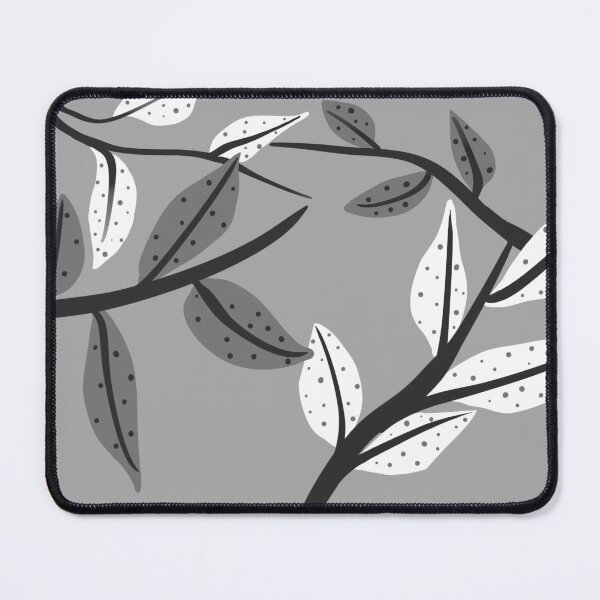 Item preview, Leaves Black White And Gray designed and sold by art64.