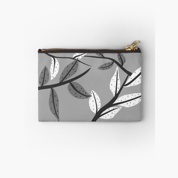 Item preview, Leaves Black White And Gray designed and sold by art64.