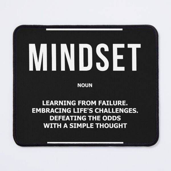 Item preview, Mindset Definition Mindset Noun Modern Art Motivational Mindfulness Quote designed and sold by SuccessHunters.