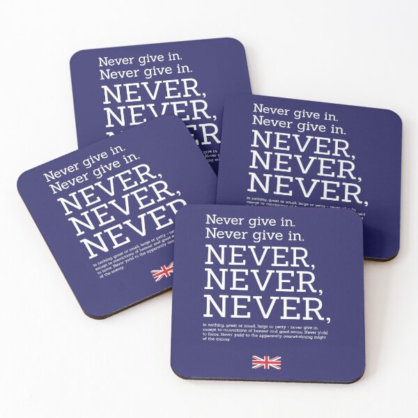 Item preview, The Lesson (Winston Churchill Quote) designed and sold by franklinprintco.