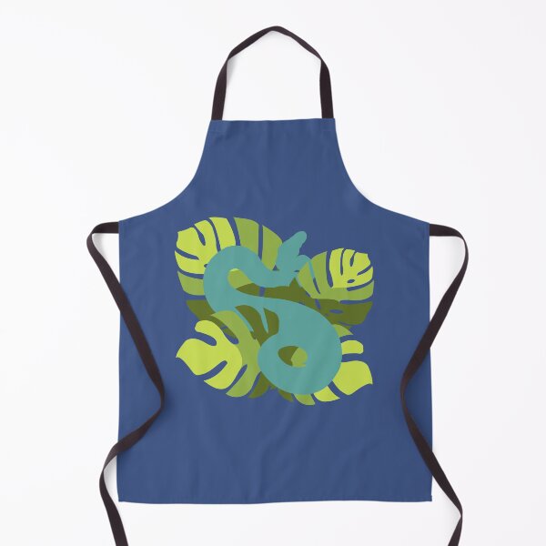 Item preview, Snake in Everglade Serpent Colour Monstera Leaves designed and sold by Nerdynoods.