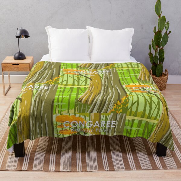 Item preview, Congaree National Park South Carolina Hardwood Forest Vintage designed and sold by KrisSidDesigns.