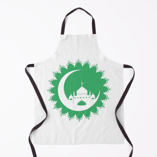 Item preview, White Mosque in Crescent Moon Ramadan designed and sold by HolidayBug.