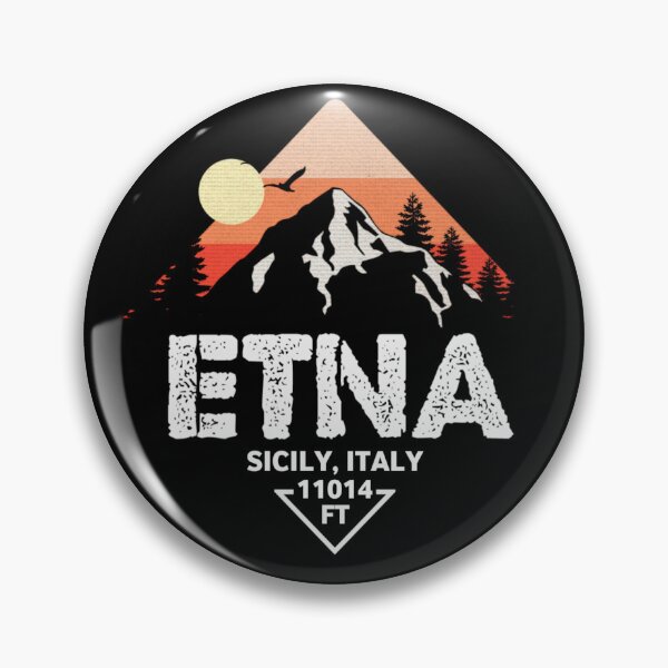 Item preview, Mount Etna, Sicily, Italy, Retro designed and sold by mountainfad.