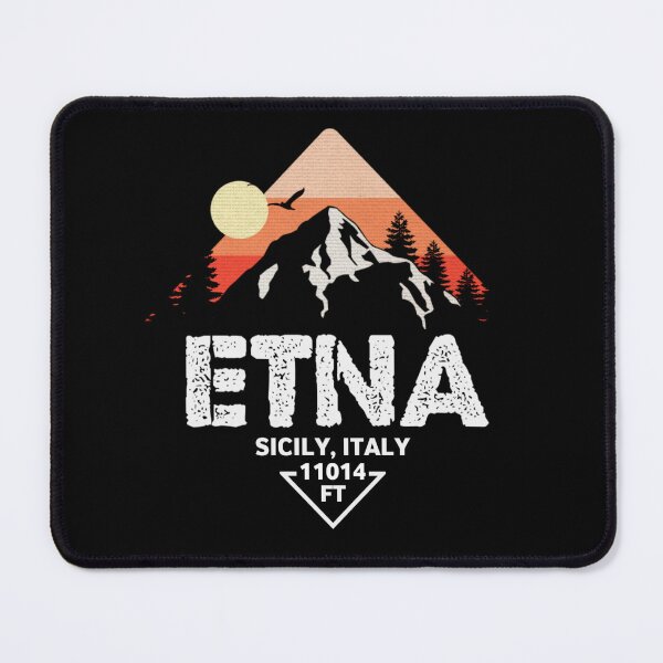 Item preview, Mount Etna, Sicily, Italy, Retro designed and sold by mountainfad.