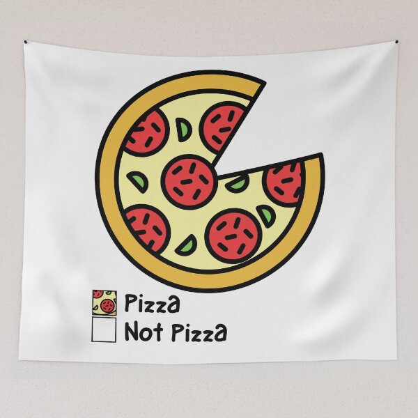 Item preview, Pizza Pie Chart - Food Pun designed and sold by The Agreeable Raven.