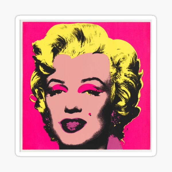 Item preview, Marilyn Monroe by Andy Warhol designed and sold by PoeTatoes.