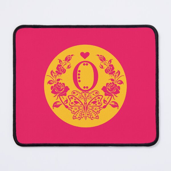 Item preview, Roses, Heart and Butterfly Monogram O designed and sold by ClownFishArts.