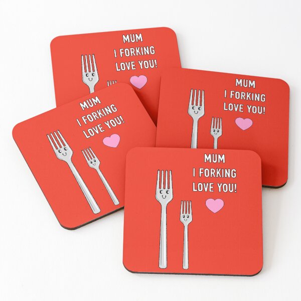 Item preview, Funny Forking Mum Love! designed and sold by Adam Regester.