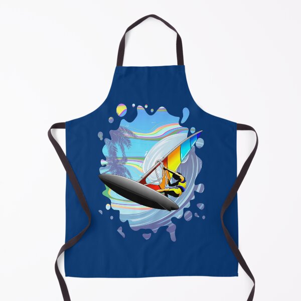 Artikelvorschau, Windsurfer auf Meereswellen entworfen und verkauft von BluedarkArt.