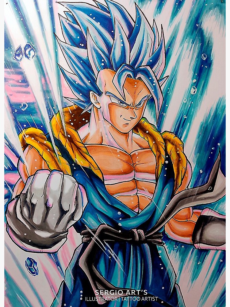 Gogeta Super Saiyan Blue, Dragon Ball Super  Dragon ball art goku, Anime  dragon ball goku, Dragon ball super artwork