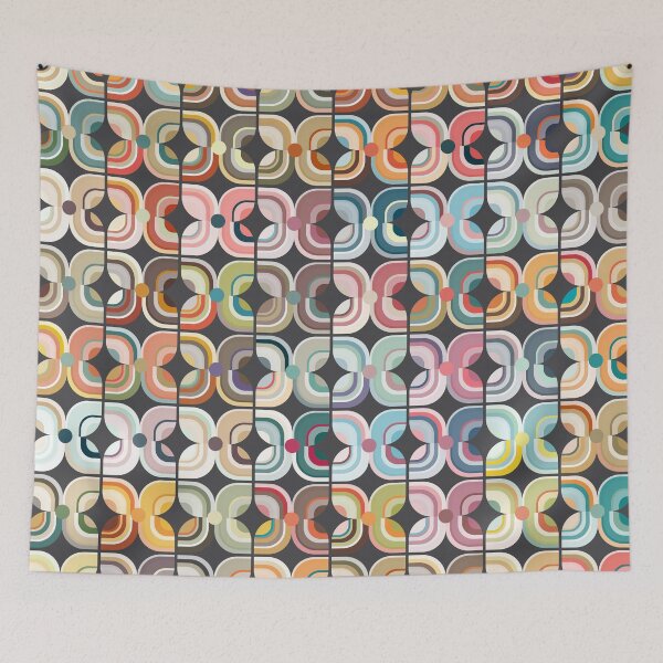 Item preview, Retrotaidetta, Vintage Modern Geometric Pattern designed and sold by BesanoStyle.