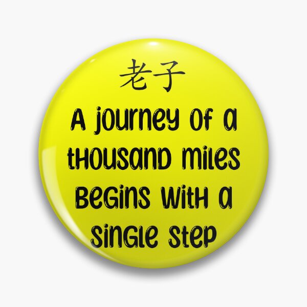 Item preview, A JOURNEY OF THOUSAND MILES BEGINS WITH A SINGLE STEP. no3 designed and sold by angelisart.