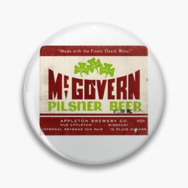 Item preview, McGovern Pilsner Beer, distresssed designed and sold by uniquenostalgia.