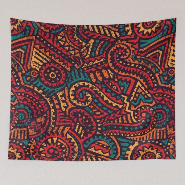 Item preview, Seamless African Ethnic and Tribal Patterns Grunge texture designed and sold by HIXE.