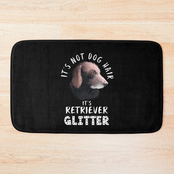 Item preview, It's not dog hair it's CURLY COATED RETRIEVER glitter funny dog quote designed and sold by theshirtinator.