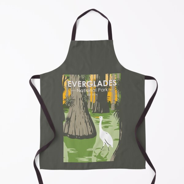 Item preview, Everglades National Park Florida Egret Vintage designed and sold by KrisSidDesigns.