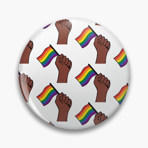 Item preview, Patrón de mano de bandera LGBTQ designed and sold by BThingies.