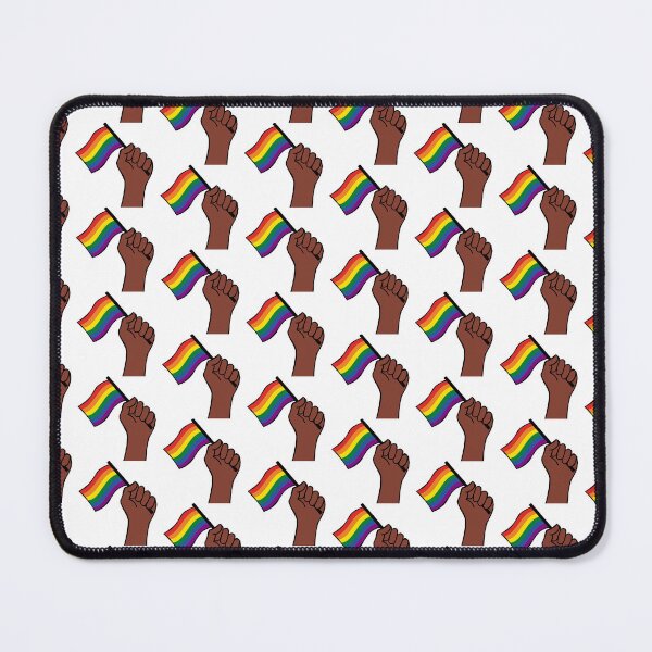 Item preview, Patrón de mano de bandera LGBTQ designed and sold by BThingies.