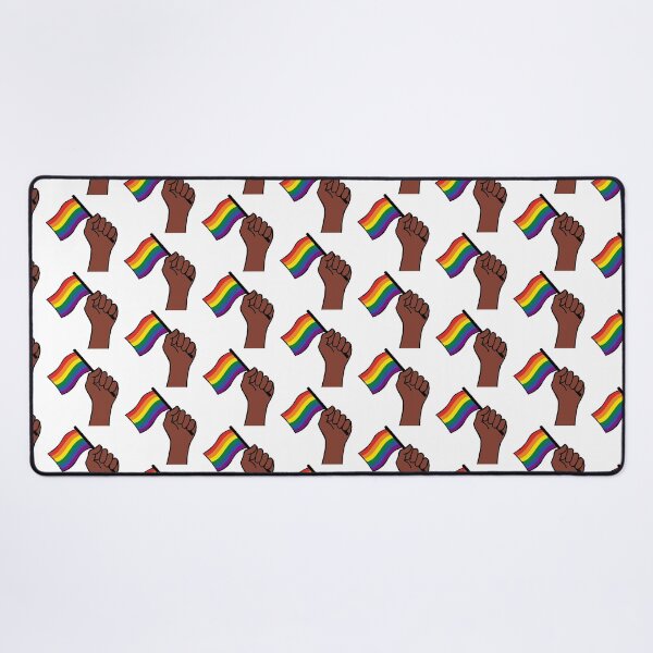 Item preview, LGBTQ flag hand pattern designed and sold by BThingies.