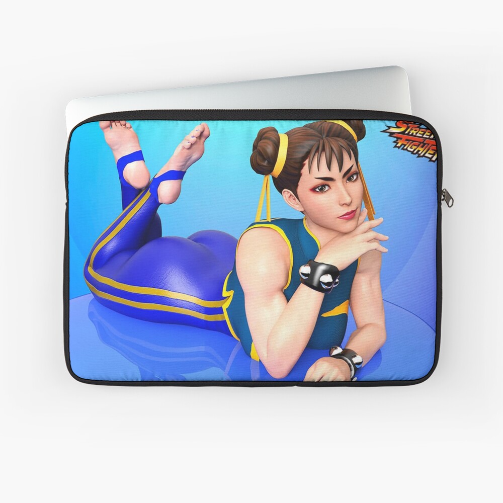 Chun Li Modeling with Street Fighter Logo Poster for Sale by