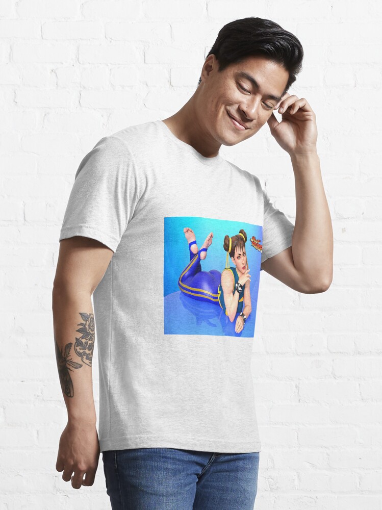 Chun Li Modeling with Street Fighter Logo Poster for Sale by  HisAndHerShirts