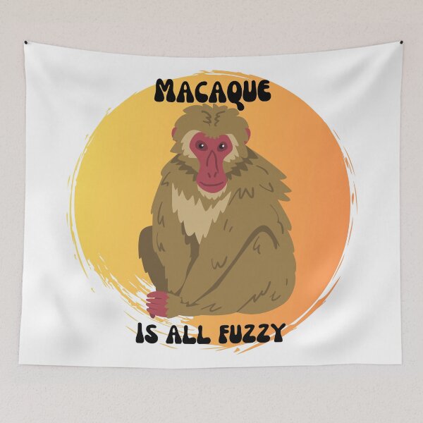 Item preview, Macaque is all fuzzy designed and sold by Proptologist.