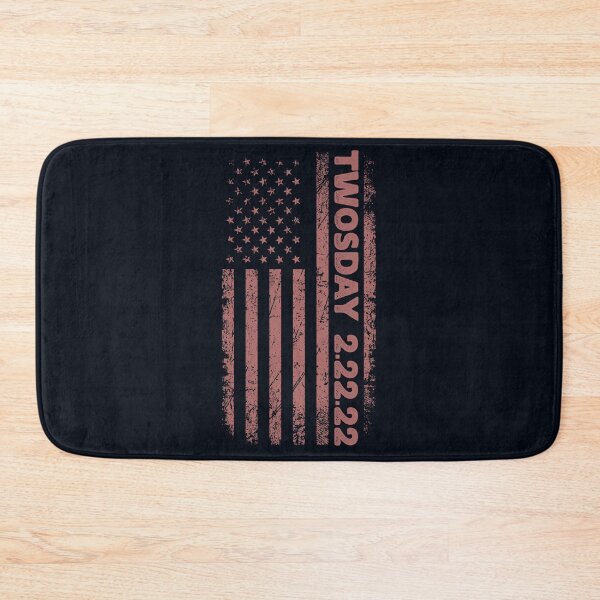 Item preview, Historical Date of the Year TWOSDAY 2.22.22 Distressed Grunge Vertical American Flag, Memorable Day, Retro Vintage USA 2s Day Flag, 2 22 222, Twosday Commemorative, 22222 Souvenir designed and sold by zenturtlemerch.