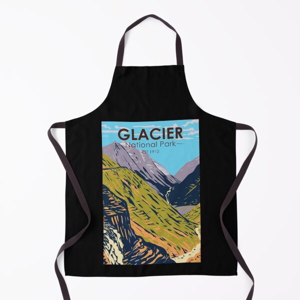 Item preview, Glacier National Park Going to the Sun Road Logan Pass Vintage designed and sold by KrisSidDesigns.