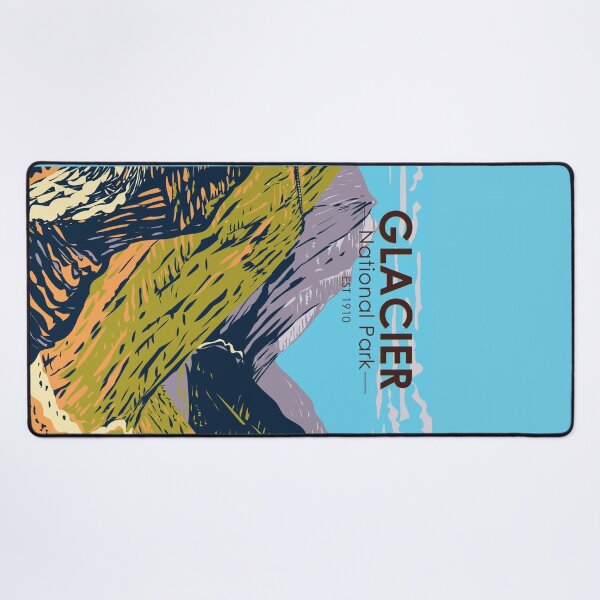 Item preview, Glacier National Park Going to the Sun Road Logan Pass Vintage designed and sold by KrisSidDesigns.