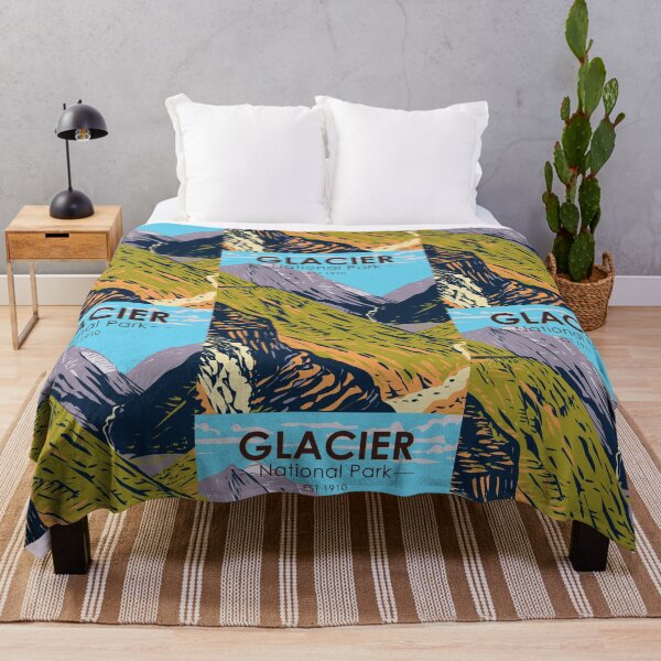 Item preview, Glacier National Park Going to the Sun Road Logan Pass Vintage designed and sold by KrisSidDesigns.