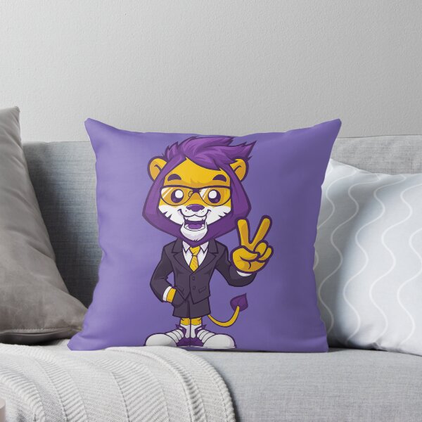 Item preview, purple lion mascot designed and sold by Musnei3i2.
