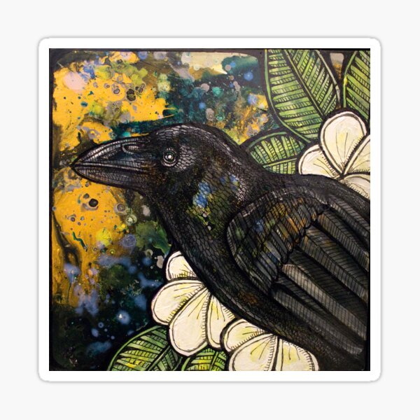 Alala (Hawaiian Crow) Sticker
