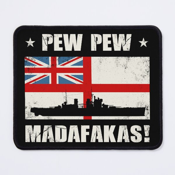 Item preview, Pew Pew Madafaka's HMS Prince of Wales designed and sold by NicGrayGraphic.