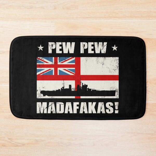 Item preview, Pew Pew Madafaka's HMS Prince of Wales designed and sold by NicGrayGraphic.